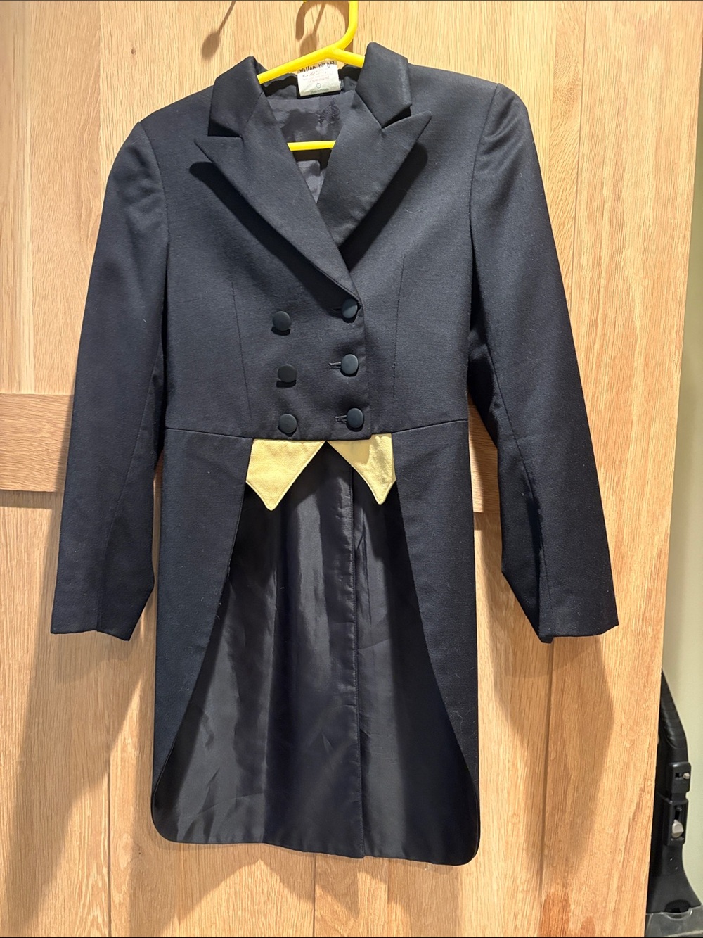 Kids Grand Prix Black shad belly Jacket with Gold points